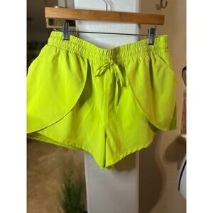 Sincerely Jules Lime Women's Athletic Shorts Size XL